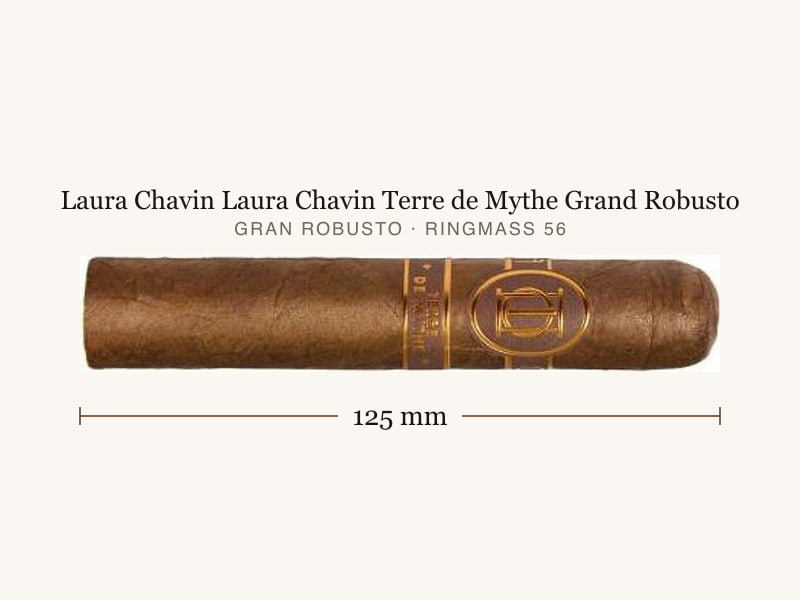 Laura Chavin Laura Chavin Terre de Mythe Grand Robusto, Maßangaben: Länge 125 mm, Ringmaß 56
