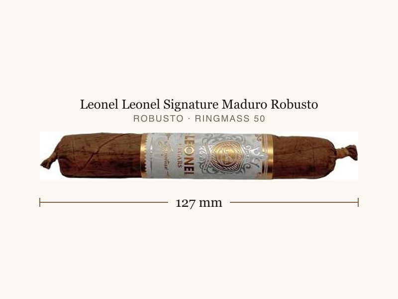 Leonel Leonel Signature Maduro Robusto, Maßangaben: Länge 127 mm, Ringmaß 50