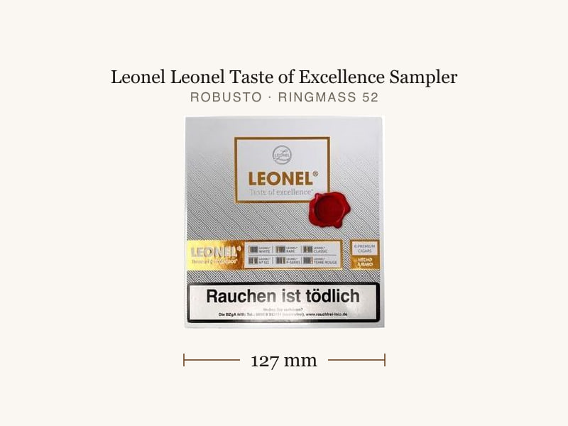 Leonel Leonel Taste of Excellence Sampler, Maßangaben: Länge 127 mm, Ringmaß 52