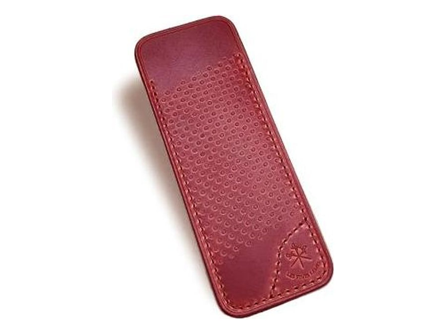 Les Fines Lames Lederetui Vintage Racing red
