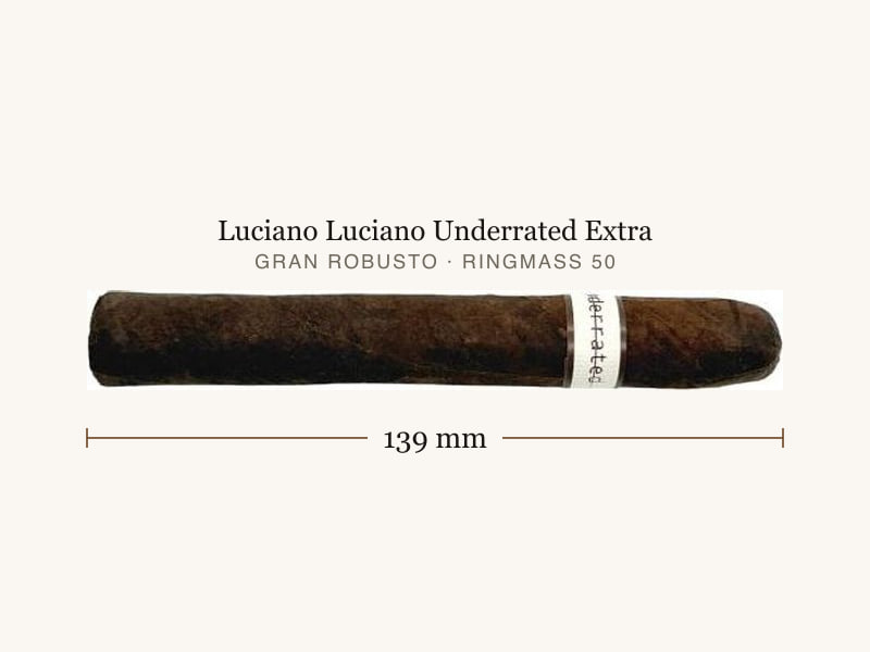 Luciano Luciano Underrated Extra, Maßangaben: Länge 139 mm, Ringmaß 50