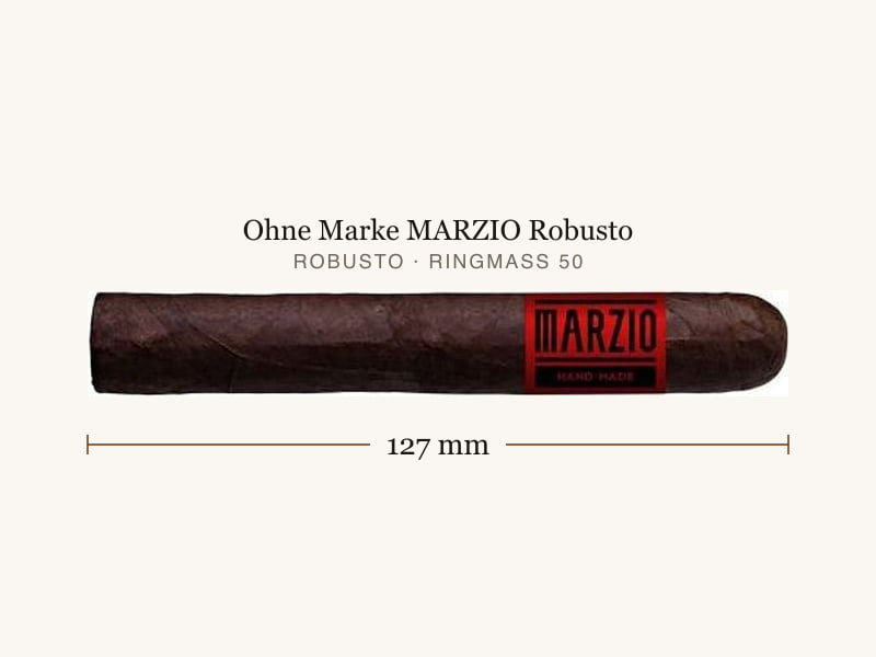 Ohne Marke MARZIO Robusto, Maßangaben: Länge 127 mm, Ringmaß 50