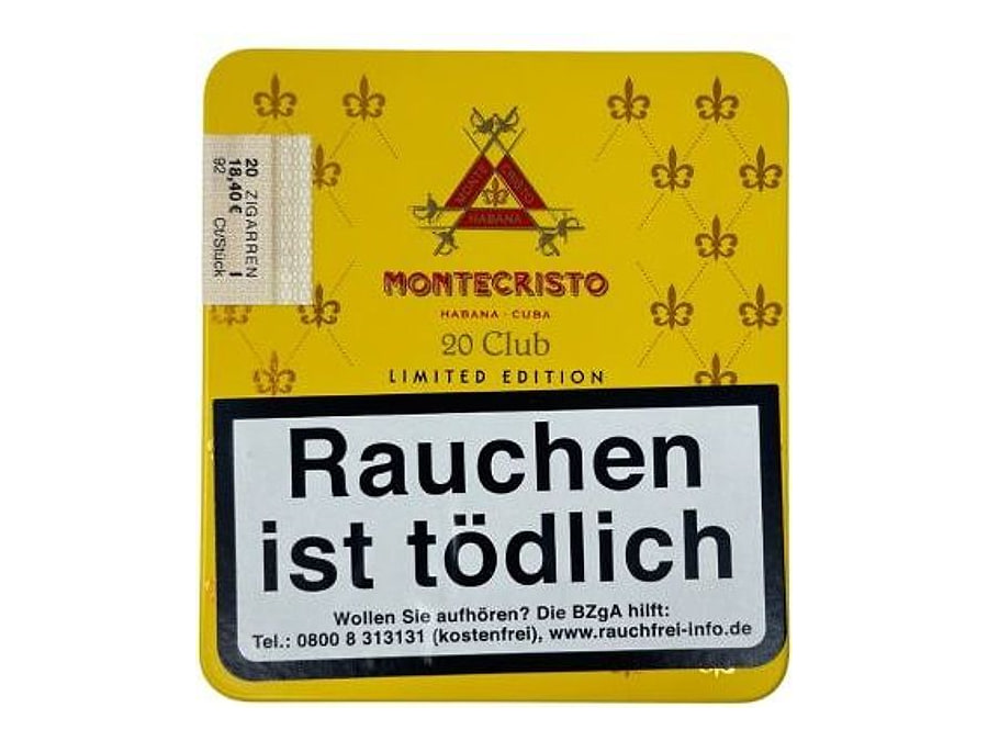 Montecristo Club Limited Edition, Format Cigarillo