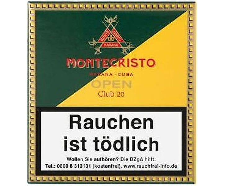 Montecristo Open Montecristo Open Club 20, Detailansicht