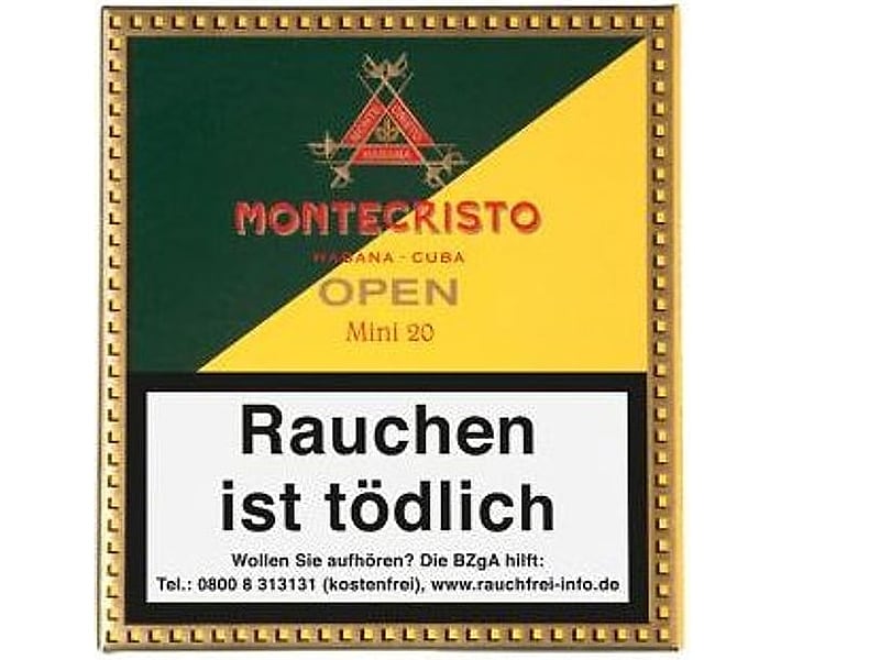 Montecristo Open Montecristo Open Mini 20, Detailansicht