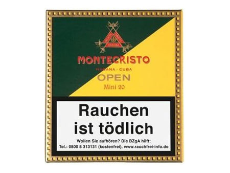 Ansicht 1 von 3 anzeigen: Montecristo Open Mini 20, Format Cigarillo, Herkunft Kuba