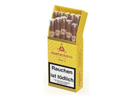 Ansicht 1 von 3 anzeigen: Montecristo Short, Format Cigarillo, Herkunft Kuba