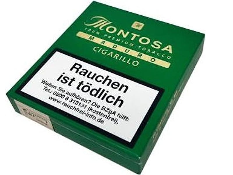 Montosa Montosa Maduro Cigarillo, Detailansicht