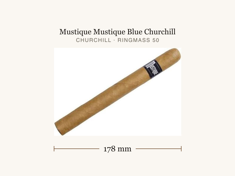 Mustique Mustique Blue Churchill, Maßangaben: Länge 178 mm, Ringmaß 50