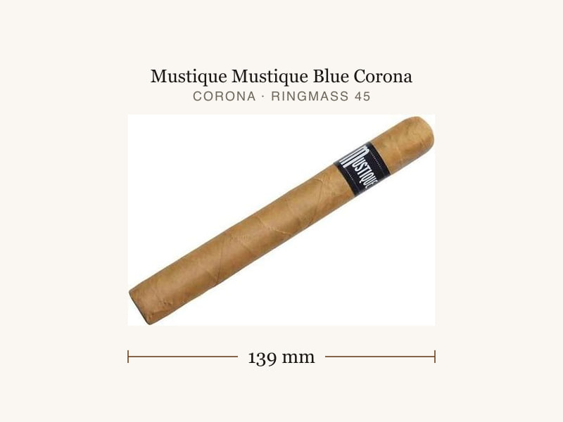 Mustique Mustique Blue Corona, Maßangaben: Länge 139 mm, Ringmaß 45