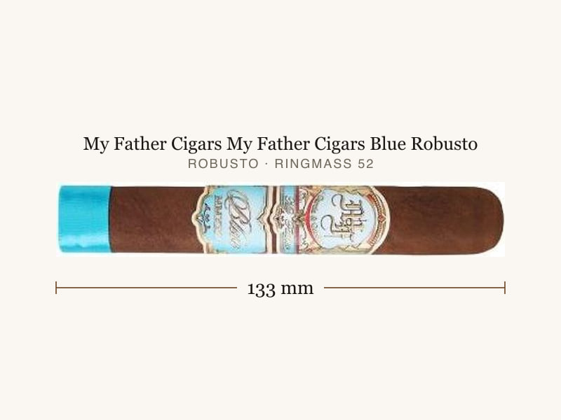 My Father Cigars My Father Cigars Blue Robusto, Maßangaben: Länge 133 mm, Ringmaß 52