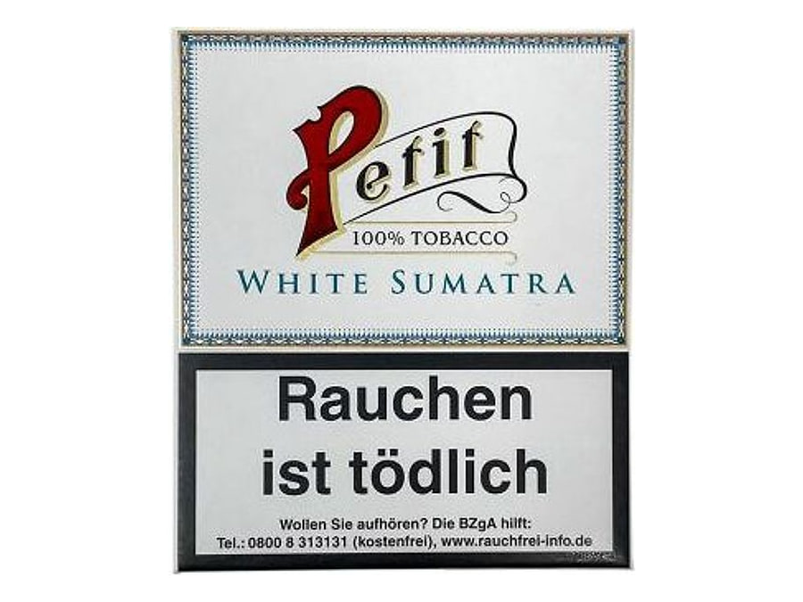 Nobel Petit White Sumatra, Format Cigarillo
