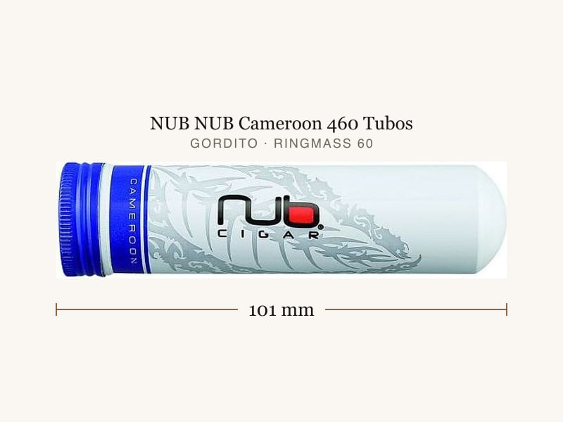 NUB NUB Cameroon 460 Tubos, Maßangaben: Länge 101 mm, Ringmaß 60
