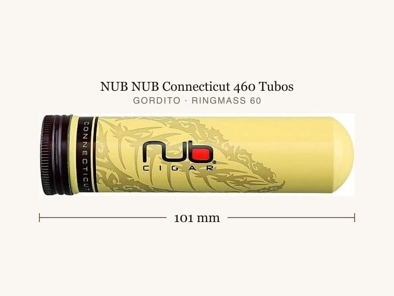 NUB NUB Connecticut 460 Tubos, Maßangaben: Länge 101 mm, Ringmaß 60