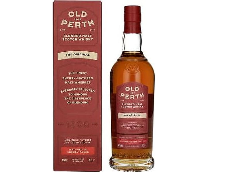 Ohne Marke Old Perth The Original Blended Malt, Detailansicht