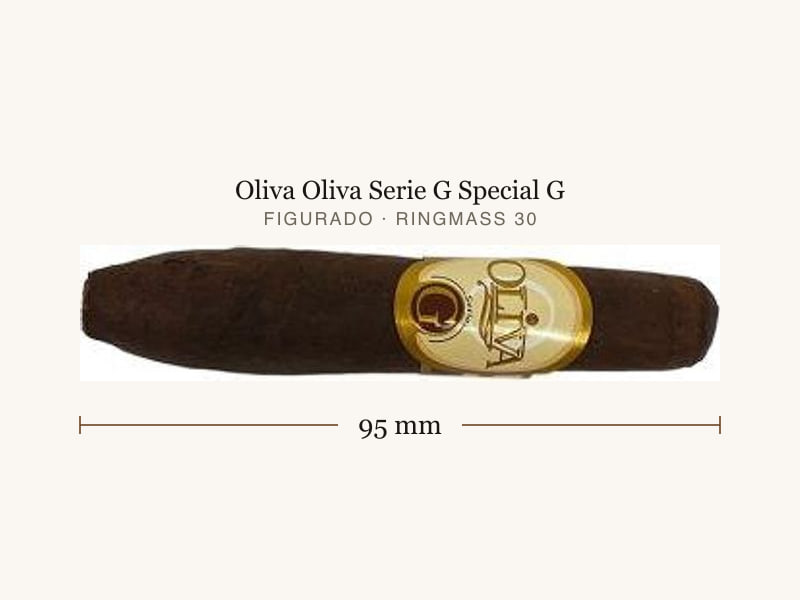 Oliva Oliva Serie G Special G, Maßangaben: Länge 95 mm, Ringmaß 30
