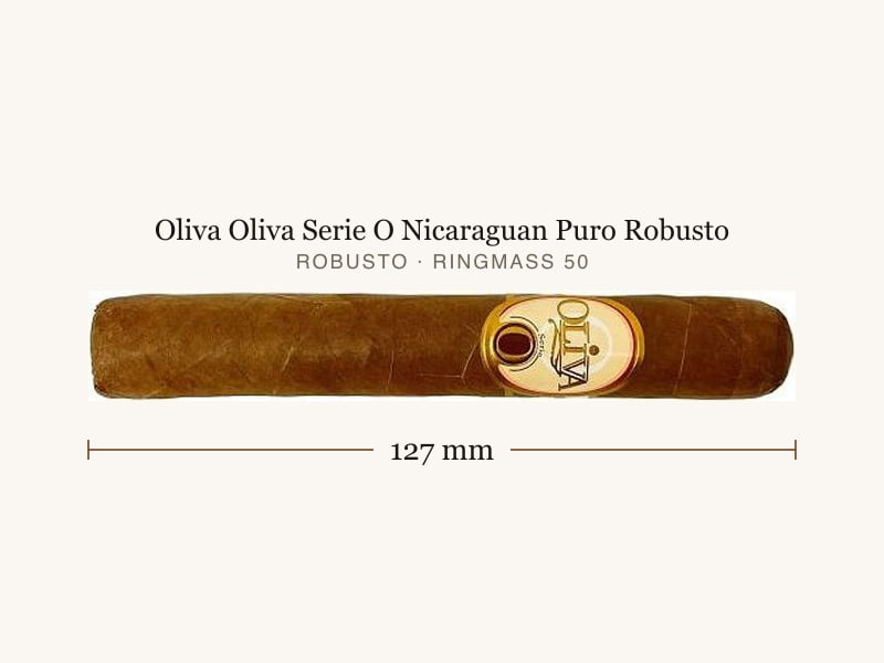 Oliva Oliva Serie O Nicaraguan Puro Robusto, Maßangaben: Länge 127 mm, Ringmaß 50