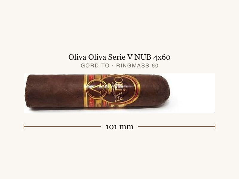 Oliva Oliva Serie V NUB 4x60, Maßangaben: Länge 101 mm, Ringmaß 60