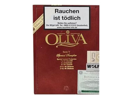 Ansicht 1 von 2 anzeigen: Oliva Serie V Special Sampler, Format Sortiment, Herkunft Nicaragua