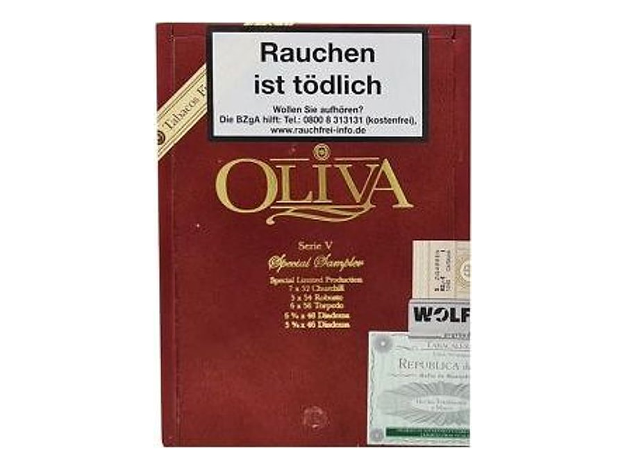 Oliva Serie V Special Sampler, Format Sortiment, Herkunft Nicaragua