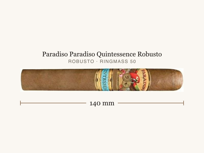 Paradiso Paradiso Quintessence Robusto, Maßangaben: Länge 140 mm, Ringmaß 50