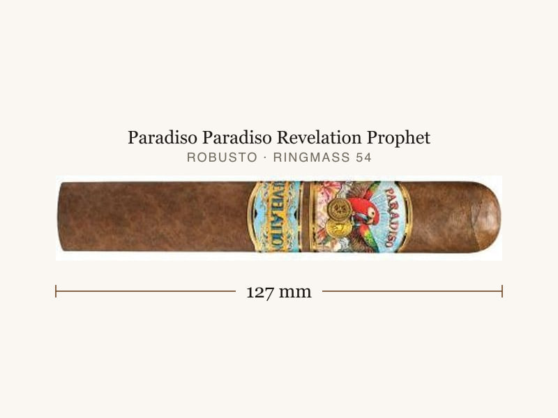 Paradiso Paradiso Revelation Prophet, Maßangaben: Länge 127 mm, Ringmaß 54
