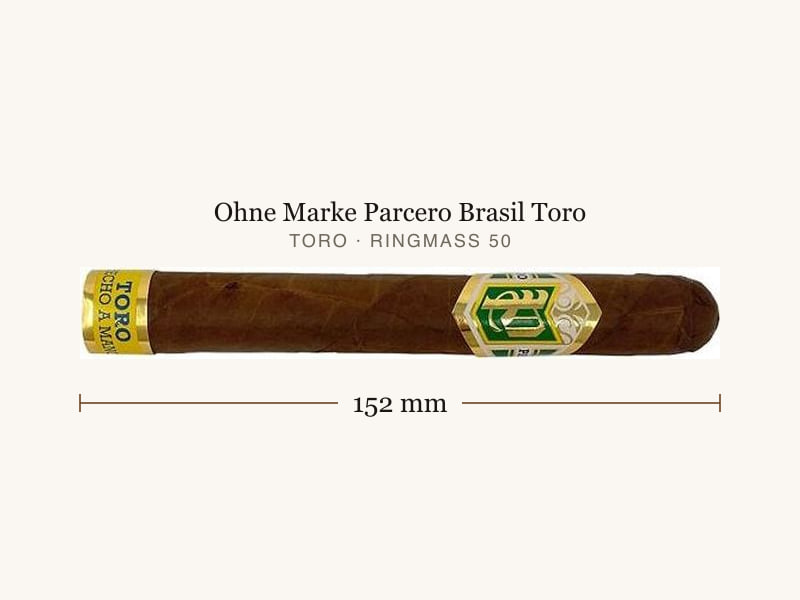 Ohne Marke Parcero Brasil Toro, Maßangaben: Länge 152 mm, Ringmaß 50