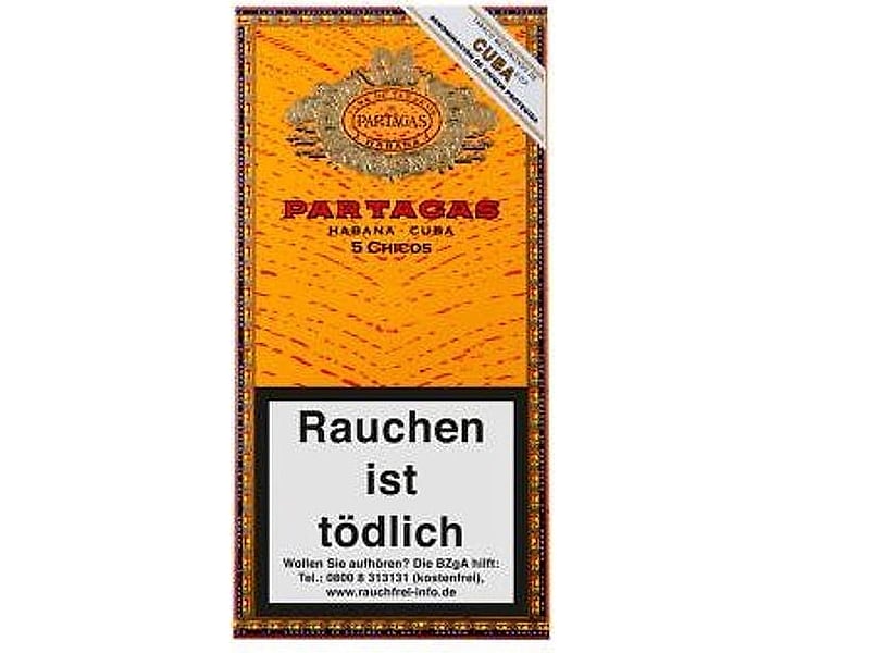 Partagás Partagas Chicos, Detailansicht