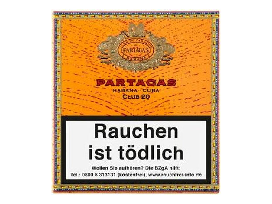 Partagás Club, Format Cigarillo, Herkunft Kuba