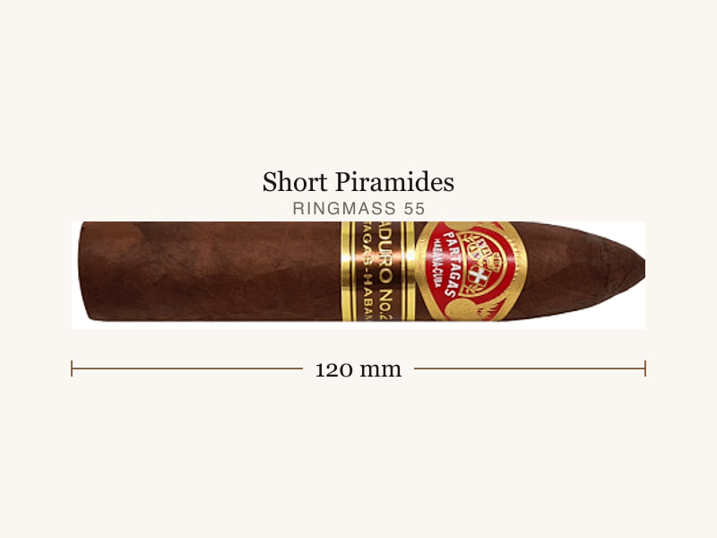 Partagás Partagas Maduro No.2, Maßangaben: Länge 120 mm, Ringmaß 55