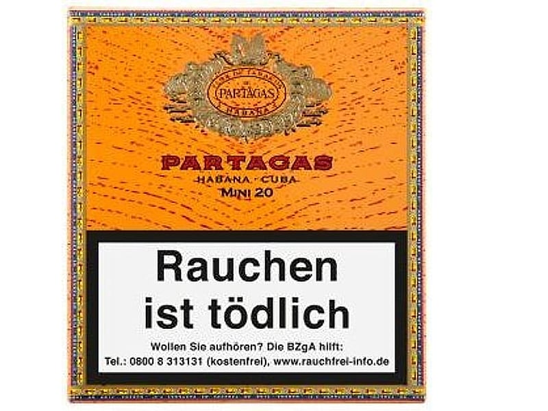 Partagás Partagás Mini 20, Detailansicht