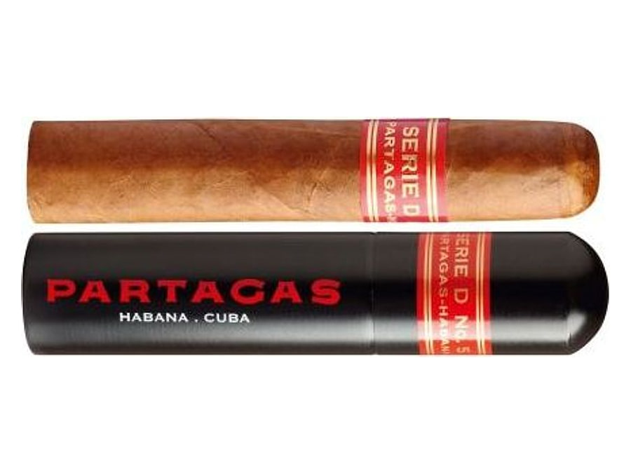 Partagás Partagas Serie D No. 5 Tubos, Format Robusto, Herkunft Kuba