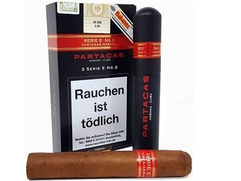 Partagás Partagas Serie E No. 2 Tubos, Detailansicht