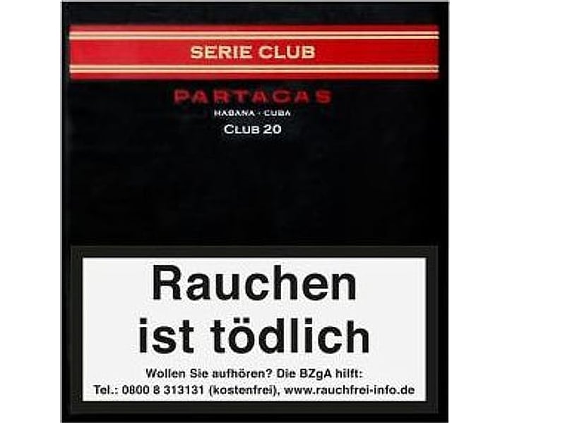 Partagás Partagás Series Club, Detailansicht