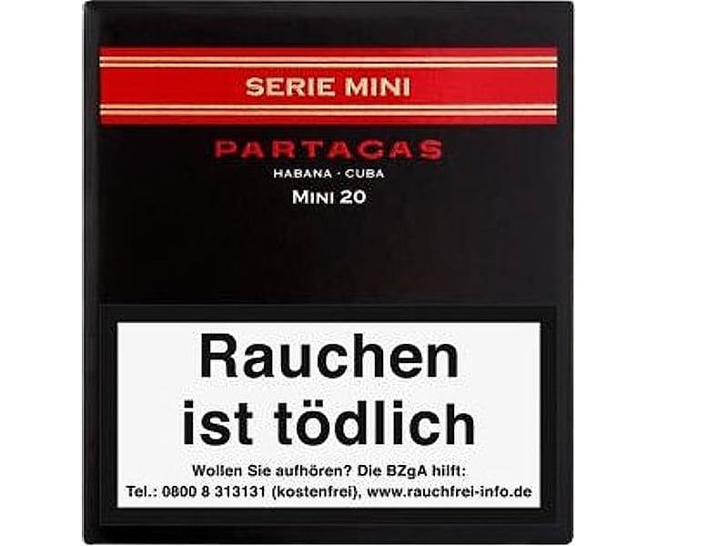 Partagás Partagás Series Mini, Detailansicht