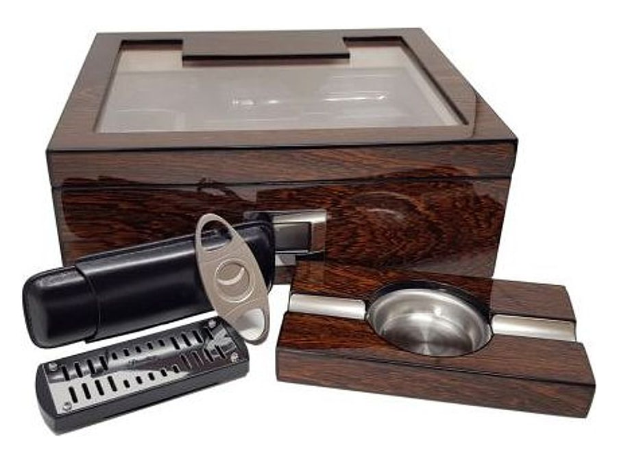 Passatore 50er Humidor Set Ironwood