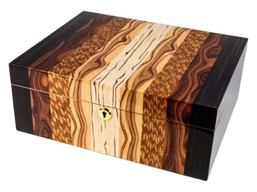 Passatore Humidor Echtholz-Furnier für bis zu 50 Zigarren