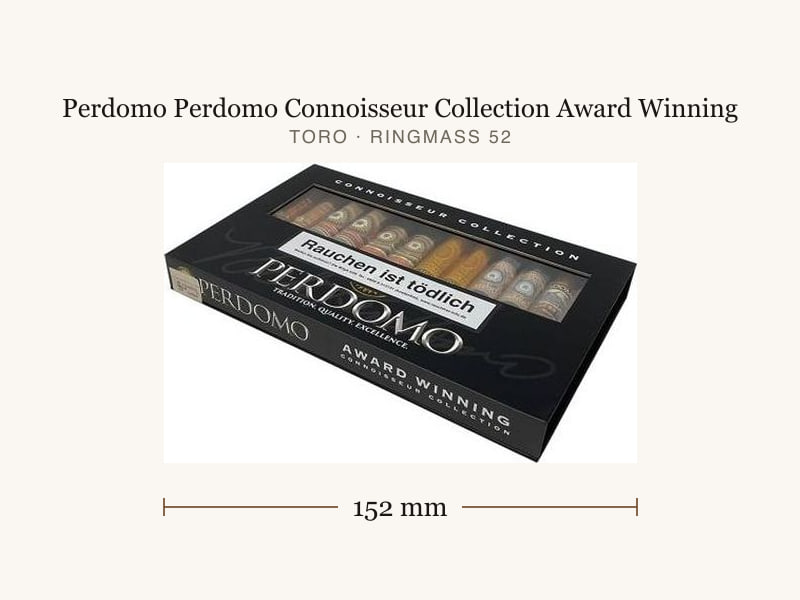 Perdomo Perdomo Connoisseur Collection Award Winning, Maßangaben: Länge 152 mm, Ringmaß 52