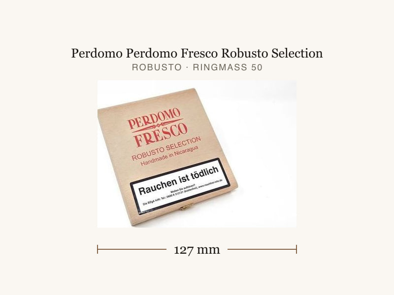 Perdomo Perdomo Fresco Robusto Selection, Maßangaben: Länge 127 mm, Ringmaß 50