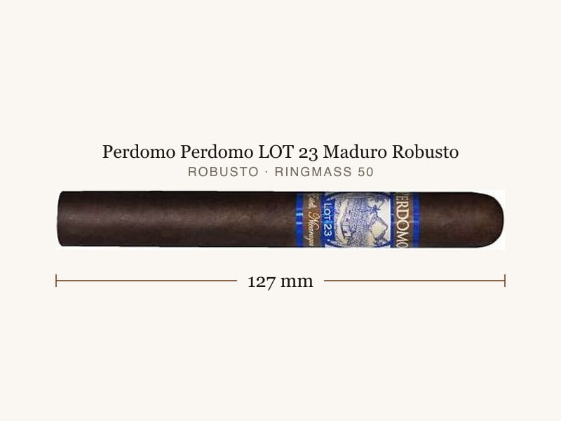 Perdomo Perdomo LOT 23 Maduro Robusto, Maßangaben: Länge 127 mm, Ringmaß 50