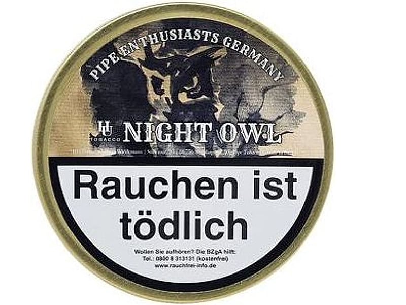 Ohne Marke Pipe Enthusiasts Germany Night Owl, Detailansicht