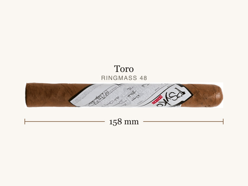 Psyko SEVEN Psyko SEVEN Connecticut Toro, Maßangaben: Länge 158 mm, Ringmaß 48