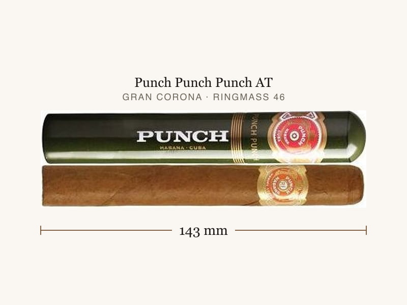 Punch Punch Punch AT, Maßangaben: Länge 143 mm, Ringmaß 46