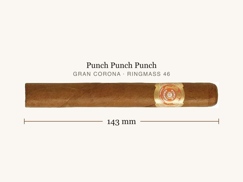 Punch Punch Punch, Maßangaben: Länge 143 mm, Ringmaß 46