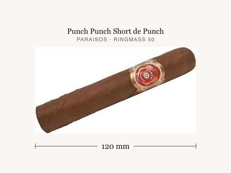 Punch Punch Short de Punch, Maßangaben: Länge 120 mm, Ringmaß 50