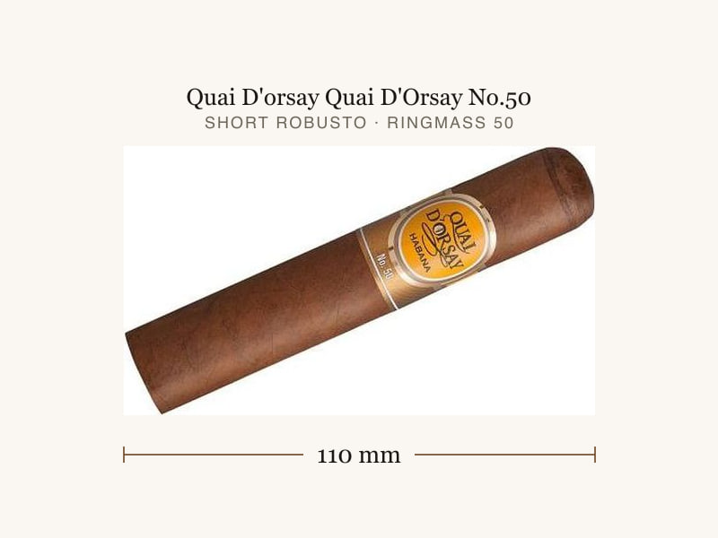 Quai D'orsay Quai D'Orsay No.50, Maßangaben: Länge 110 mm, Ringmaß 50