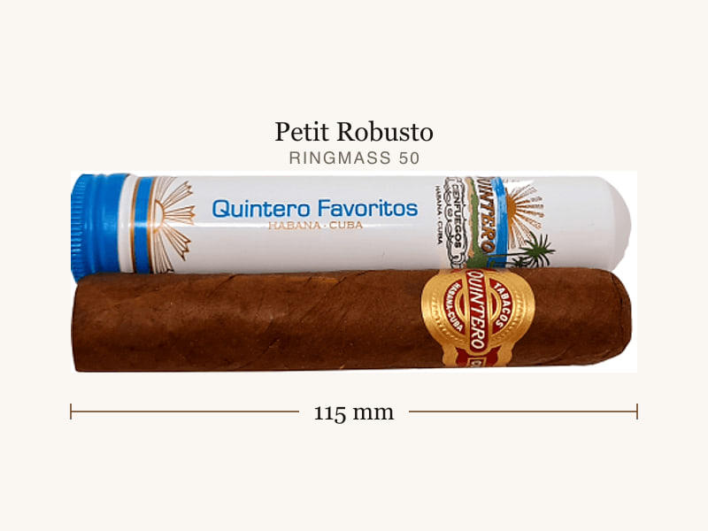 Quintero Quintero Favoritos Tubos, Maßangaben: Länge 115 mm, Ringmaß 50