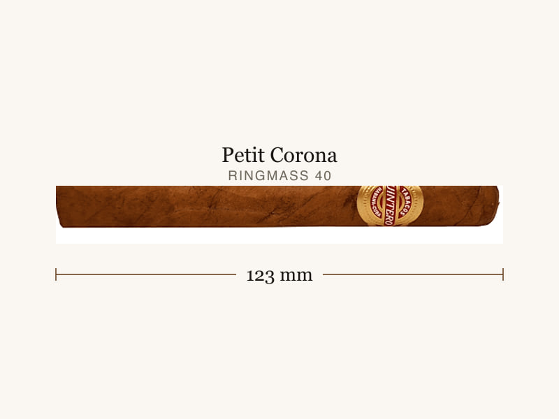 Quintero Quintero Londres Extra, Maßangaben: Länge 123 mm, Ringmaß 40