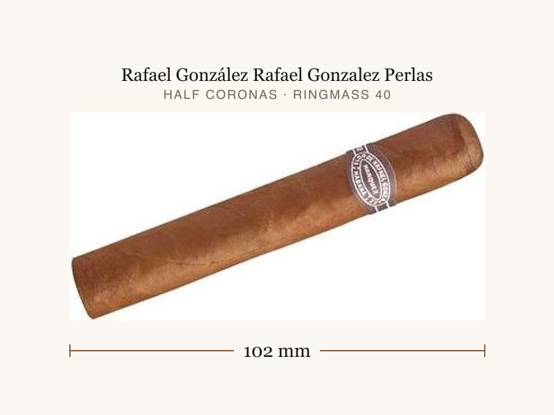 Rafael González Rafael Gonzalez Perlas, Maßangaben: Länge 102 mm, Ringmaß 40