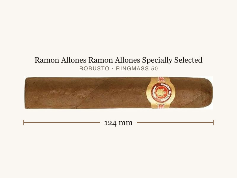 Ramon Allones Ramon Allones Specially Selected, Maßangaben: Länge 124 mm, Ringmaß 50